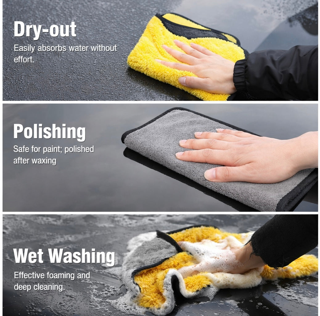 Soft Microfiber Cloth Double Colour 600 GSM Fabric