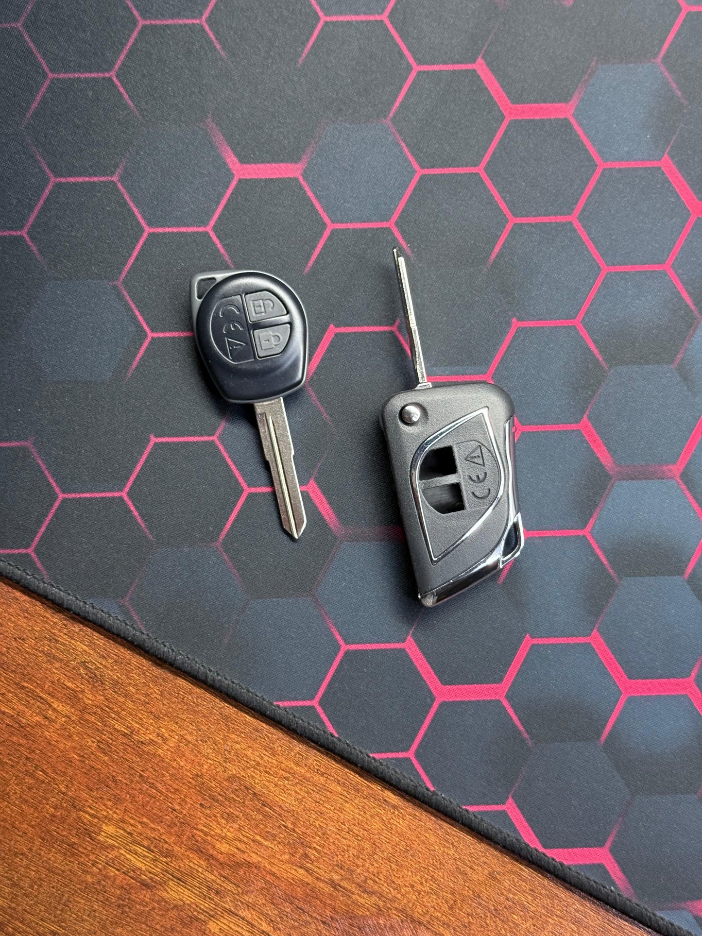 Suzuki Normal Key into Flip Modify Body Shell