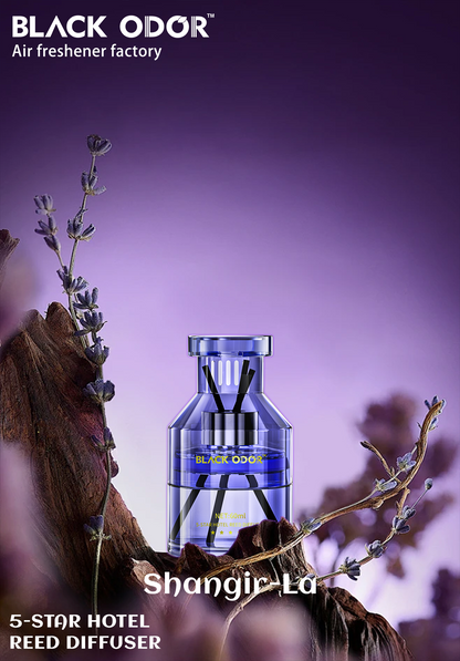 Black Odor Premium Car Perfume 5 Star Fragrance Reed Diffuser(70ml)