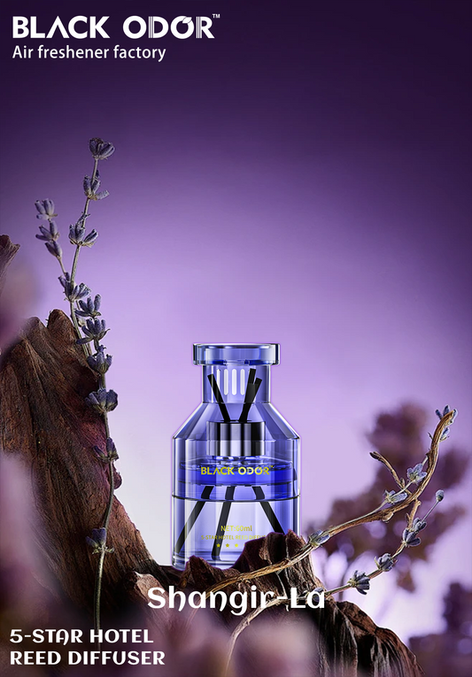 Black Odor Premium Car Perfume 5 Star Fragrance Reed Diffuser(70ml)