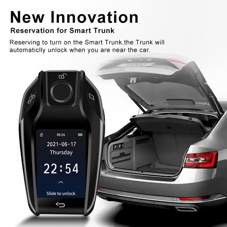 Keycare Royale 618 2.0 Smart Car Key | UHD Touchscreen Key, Keyless Entry, Anti Theft | Compatible with all cars