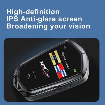 Keycare Alpha 858 2.0 Smart Car Key | UHD Touchscreen Key, Keyless Entry, Anti Theft | Compatible with all cars