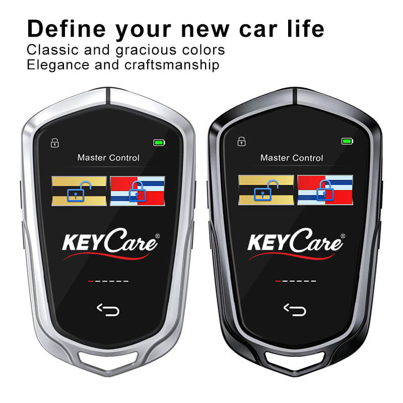 Keycare Alpha 858 2.0 Smart Car Key | UHD Touchscreen Key, Keyless Entry, Anti Theft | Compatible with all cars