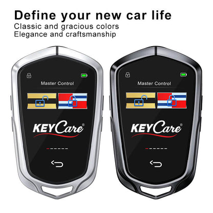 Keycare Alpha 858 2.0 Smart Car Key | UHD Touchscreen Key, Keyless Entry, Anti Theft | Compatible with all cars