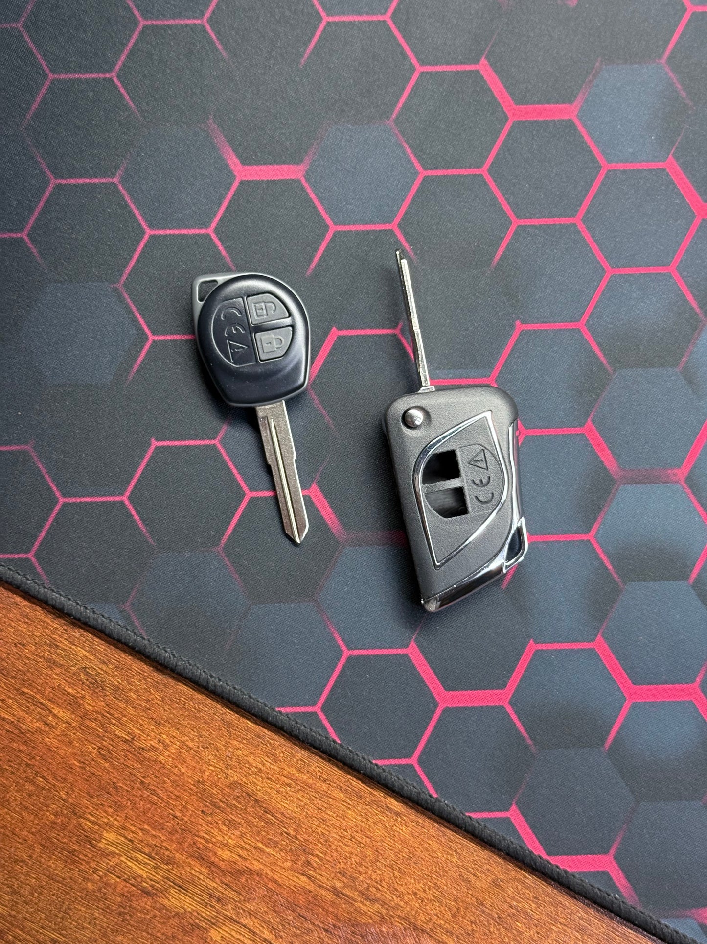 Suzuki Normal key Into Flip Key Modify Body Shell