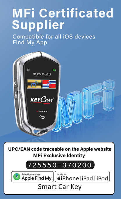 Keycare Alpha 858 2.0 Smart Car Key | UHD Touchscreen Key, Keyless Entry, Anti Theft | Compatible with all cars