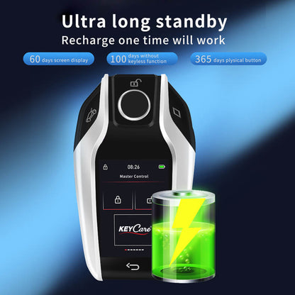 Keycare Royale 618 2.0 Smart Car Key | UHD Touchscreen Key, Keyless Entry, Anti Theft | Compatible with all cars