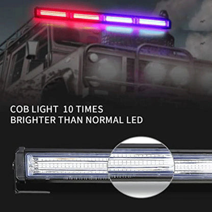 Remote Controlled 3-in-1 Bar Flasher | 24-Inch COB LED Light Bar