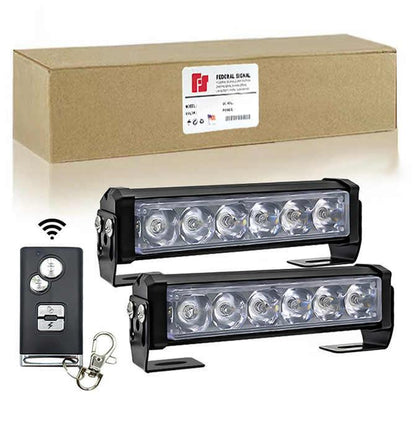 Remote Control Federal Flashers (3-in-1) | 2-COB LED Strobe Lights [ Original ✅ ]