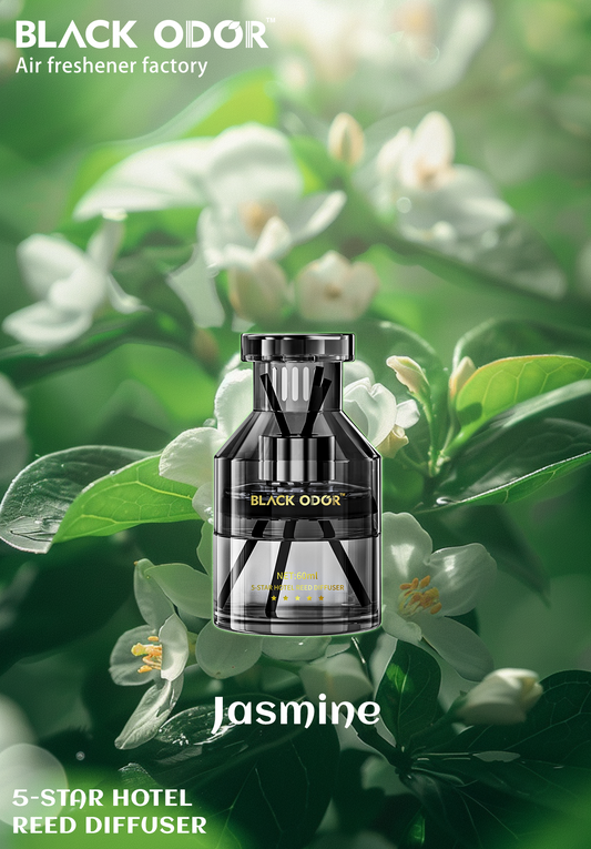 Black Odor Premium Car Perfume 5 Star Fragrance Reed Diffuser(70ml)