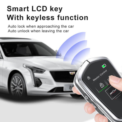 Keycare Alpha 858 2.0 Smart Car Key | UHD Touchscreen Key, Keyless Entry, Anti Theft | Compatible with all cars