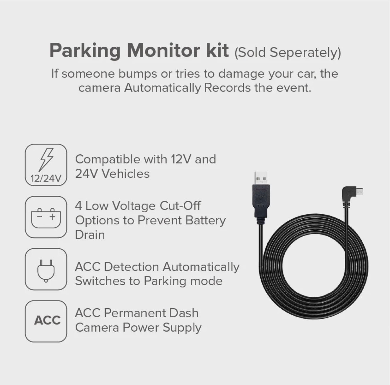 4k Dual Dash Cam | 4K Front + 2.5K Rear Camera | HD Resolution | 3.0” IPS Screen | Night Vision | 140° Wide Angle | Loop Recording | G-Sensor