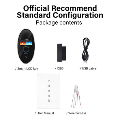 Keycare Sleek 818 2.0 Smart Car Key | UHD Touchscreen Key, Keyless Entry, Anti Theft | Compatible with all cars