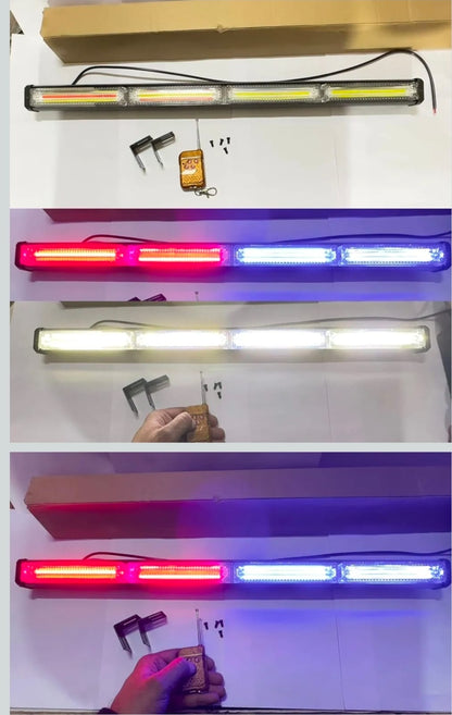 Remote Controlled 3-in-1 Bar Flasher | 24-Inch COB LED Light Bar